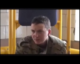 Российские террористы допросили взятую в плен украинскую летчицу